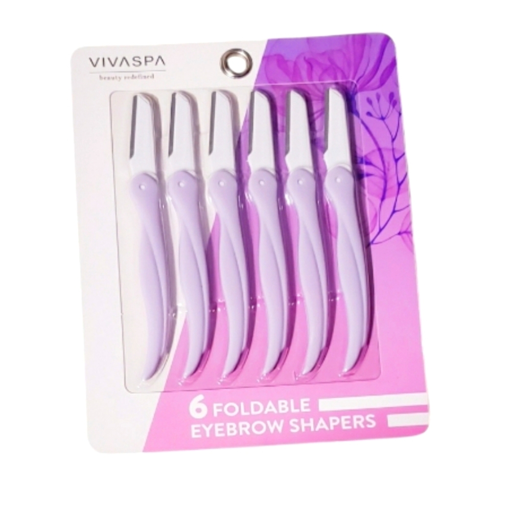 (NEW) VIVASPA 6 foldable eyebrow shapers